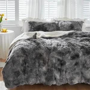 Faux Fur Comforter Set