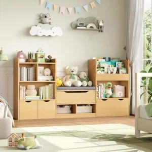 Kids Bookshelf w/ Reading Nook